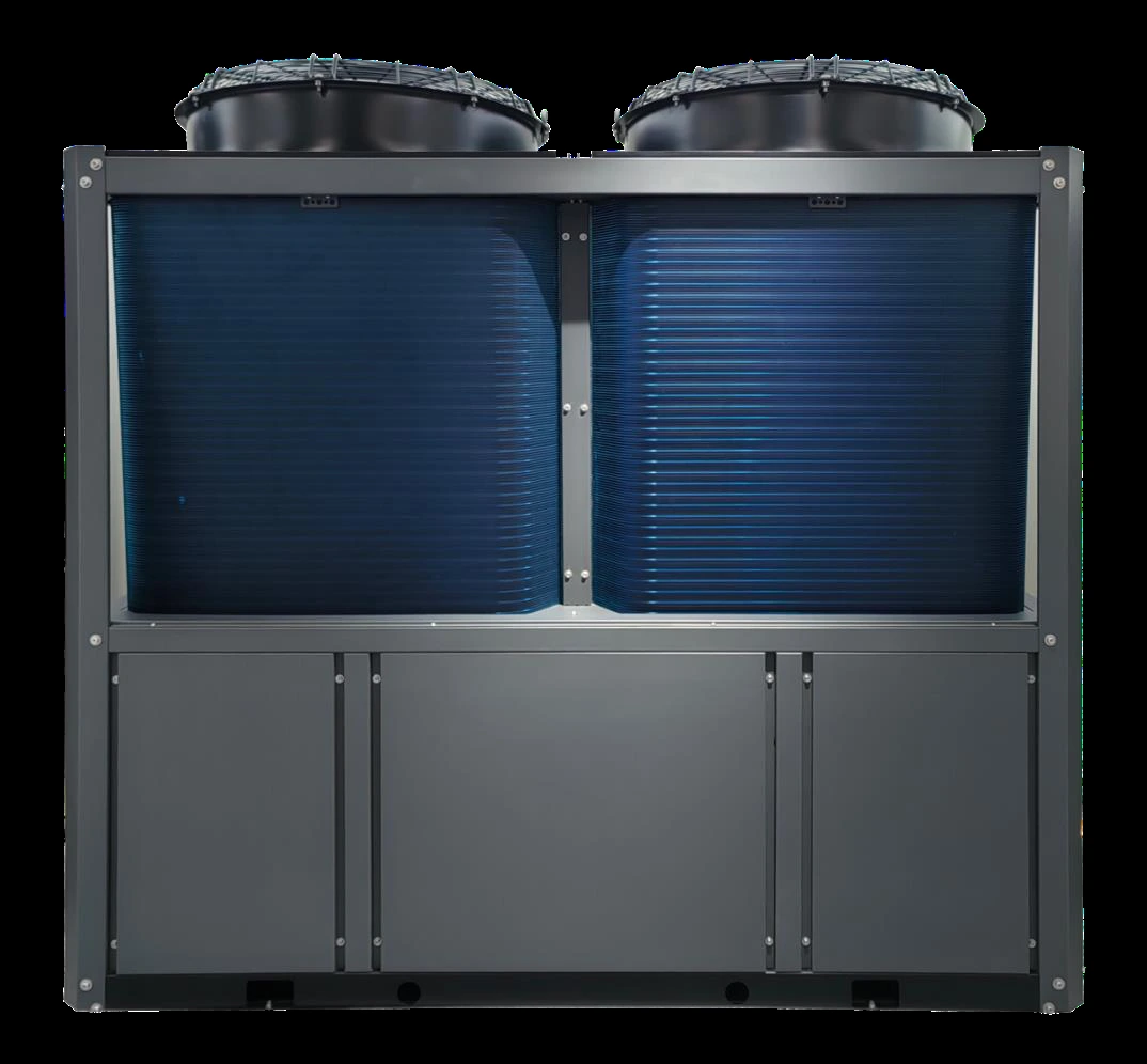 HISA 75 kW commercial R290 heat pump with two top-mounted fans